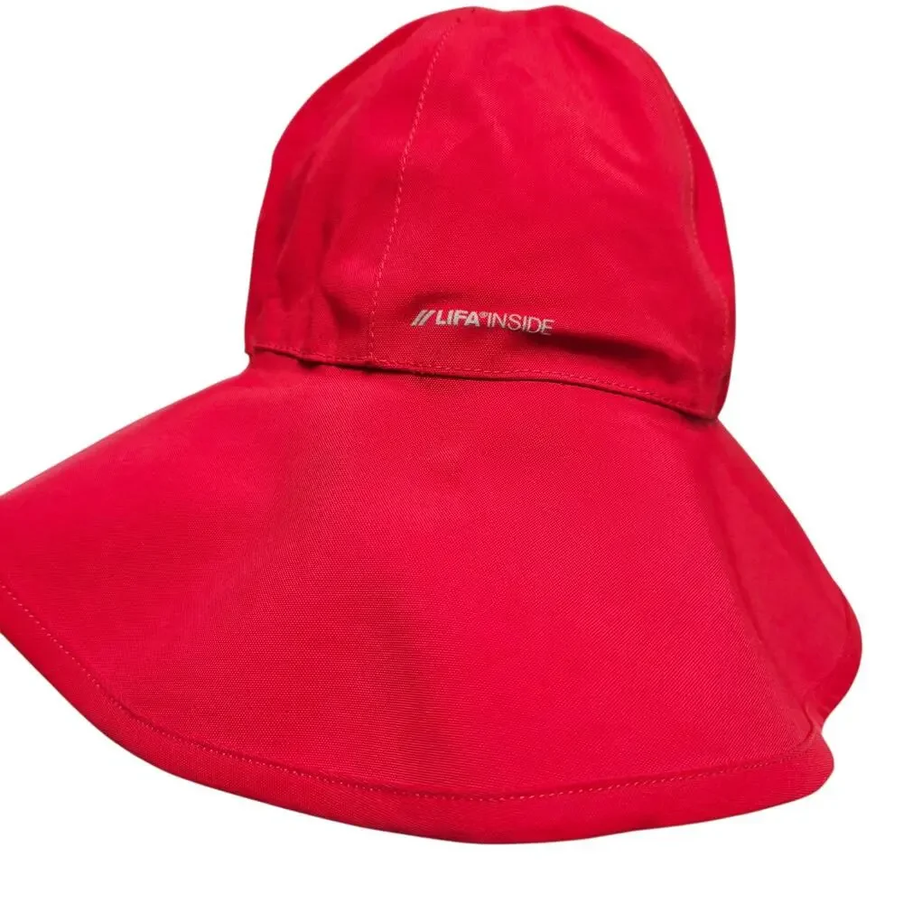 Helly Hansen Hellytech XP Sun Hat Women's Red Outdoor Hiking Hat Chinstrap